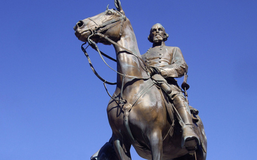 This statue of Nathan Bedford Forrest is one of two that some Memphis residents are asking be removed. (Ron Cogswell/Flickr)