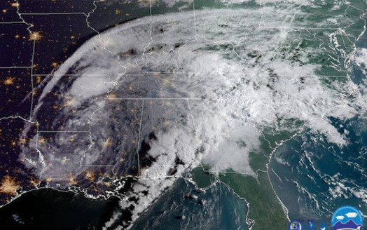 The American Red Cross and other disaster-relief groups are monitoring the remnants of Hurricane Harvey so they can react accordingly. (NOAA)