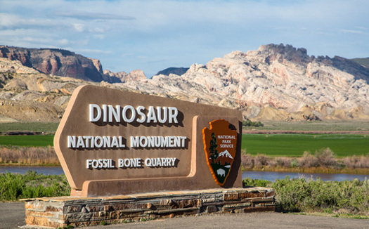 Oil and gas production on one parcel of public land opened by the BLM for drilling would be visible from the visitor center at Dinosaur National Monument. (National Park Service)