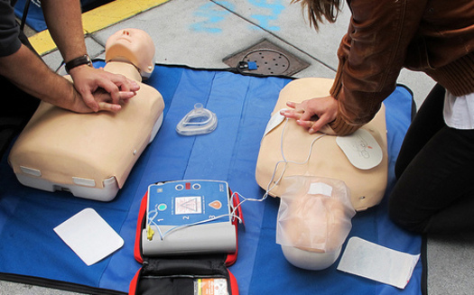 The Cardiac Ready Communities project has four parts, including CPR training and making sure there is public access to AEDs. (Anita Hart/Flickr)
