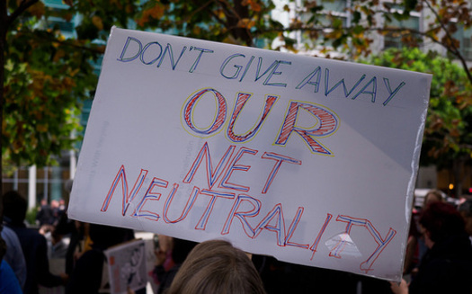 Protests to save net neutrality are scheduled for Dec. 7. (Credo Action/Flickr)