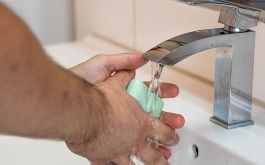 Frequent and thorough hand washing is critical to prevent the spread of viruses like the flu. (gentle07/Pixabay)