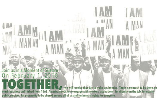 The 1968 sanitation workers' strike in Memphis attracted the attention of Dr. Martin Luther King, Jr. (iam2018.org)