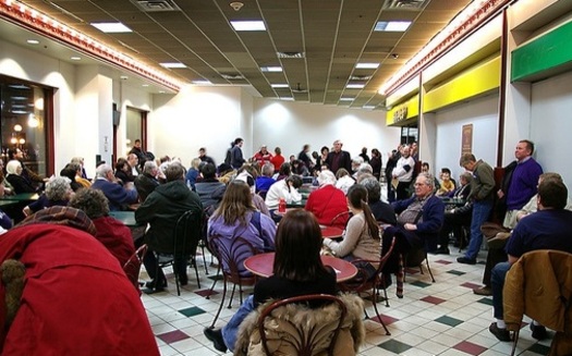 Hundreds of thousands turned out in Minnesota for 2016 precinct caucuses. The state moves to a presidential primary in 2020. (Jeremy Noble/FlickR)