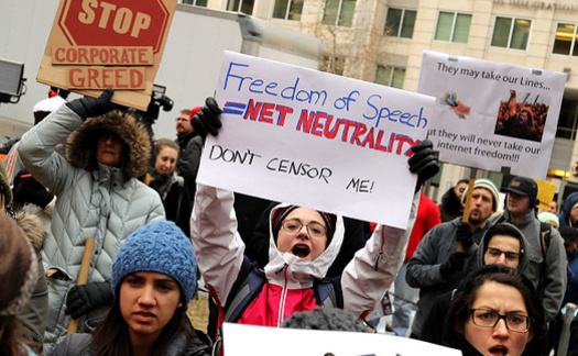 Attorneys general in 22 states, including Oregon, are suing to reverse the FCC's decision on net neutrality. (Chip Somodevilla/Getty Images)