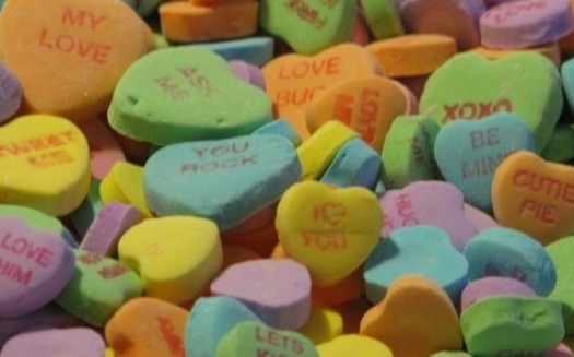 Candy is nice at Valentine's Day, but a UW-Madison consumer science professor says there are other steps couples can take to solidify their relationship. (Wikimedia Commons)