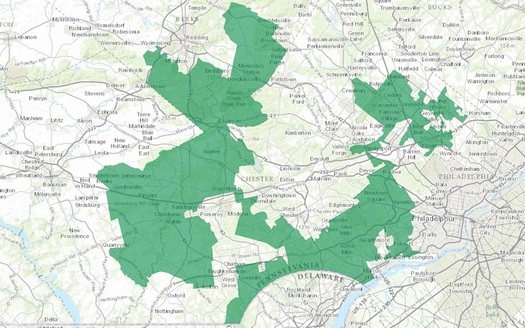 Pennsylvania's 2011 congressional district map was considered one of the most gerrymandered in the country. (U.S. Department of the Interior)