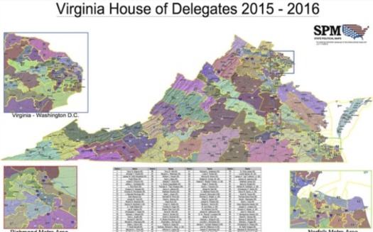 Every decade, with the results of the U.S. Census in hand, Virginia's legislative districts are drawn. (OneVirginia2021)
