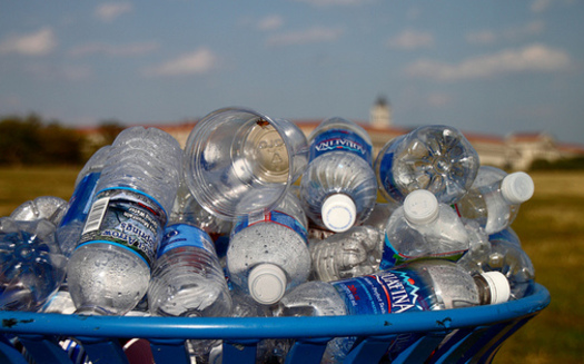 According to a new report by Food and Water Watch, 70 percent of water bottles aren't recycled. (Mr.TinDC/Flickr)