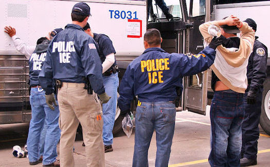 ICE officials have carried out enforcement actions in at least 24 Massachusetts courthouses. (U.S. Immigration and Customs Enforcement)