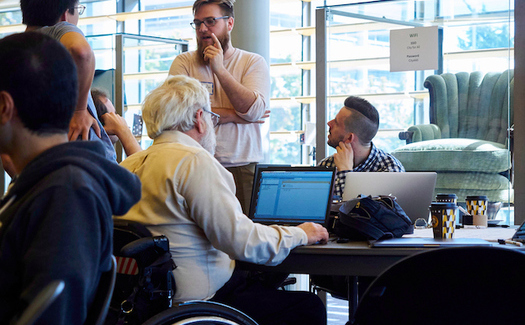 Last year, a Community Challenge grant funded a Seattle hackathon to develop an app aimed at making the city more livable for aging residents. (Seattle.gov)