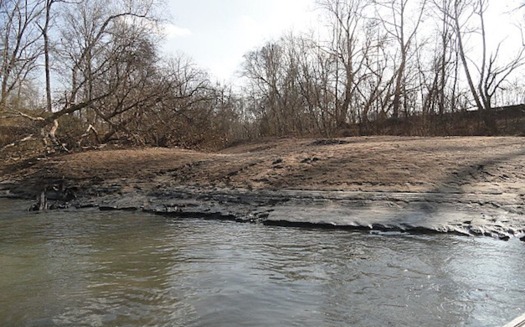 In 2014 a broken pipe in North Carolina released 39,000 tons of coal ash into the Dan River. (EPA/WikimediaCommons)