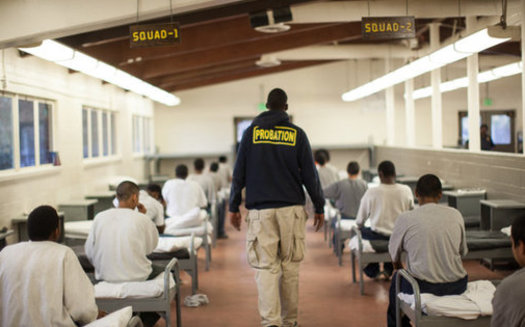 Statistics show that county juvenile facilities in California are only at 40 percent capacity, and that drop in population has coincided with falling crime rates. (L.A. Youth Justice Coalition)