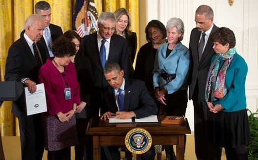 President Barack Obama signed an order establishing the White House Council on Women and Girls in 2009. (whitehouse.gov)