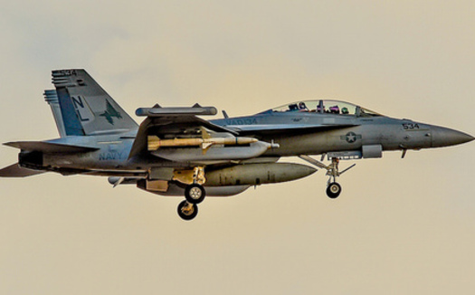 U.S. Navy jets known as Growlers are as loud as Seattle rush hour traffic. (Toms Del Coro/Flickr)