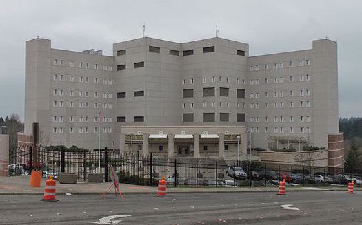 The U.S. government has moved more than 1,400 detainees at the border to federal prisons, including the Federal Detention Center in SeaTac. (SoundersBruce/Wikimedia Commons)