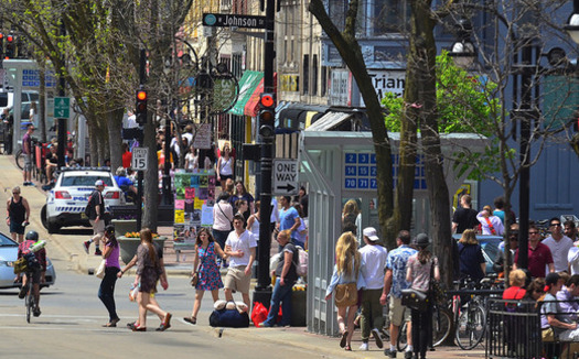 Madison is highlighted in a new scorecard as a city where resident involvement is high, a positive factor in overall livability. (Richard Hurd/Flickr)