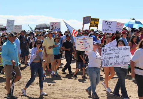 Immigrant detention facilities in Texas continued to deny Congressional Democrats and other politicians access over the weekend as protesters rallied nationwide. (kqed.org)
