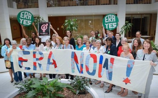 The ERA NC Alliance recently gathered in Raleigh for an advocacy day to urge lawmakers to pass the Equal Rights Amendment. (ERA NC Aliiance) 