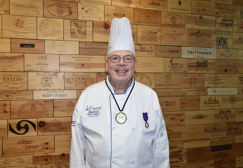 Chef Robert Anderson with the Iowa Culinary Institute at Des Moines Area Community College is a recipient of the LOrdre des Palmes Academiques award from the French Republic. (dmacc.edu)