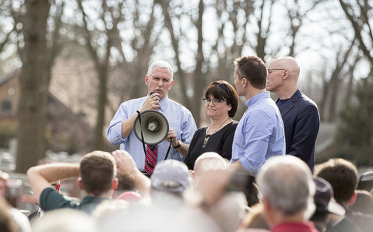 Vice President Mike Pence is in Missouri and Illinois on Thursday, campaigning for Republicans running in November. (Paul D. Williams/The White House)