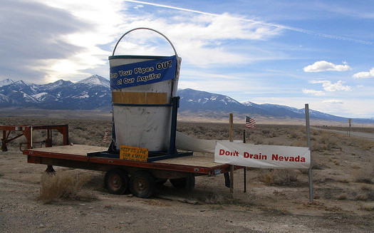 Many rural Nevada communities are opposed to the idea of pumping groundwater from outlying regions of the state to serve Las Vegas. (Ken Lund/Flickr) 