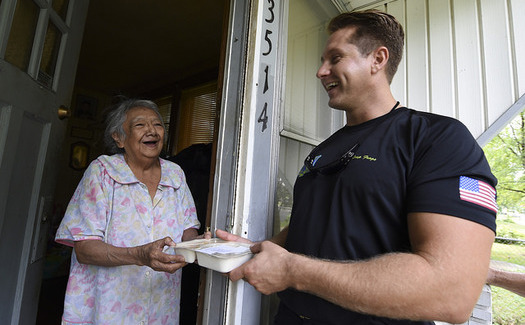 Meals on Wheels ramps up its services for the holiday season and is looking for volunteers. (Pyoung K. Yi/U.S. Navy)