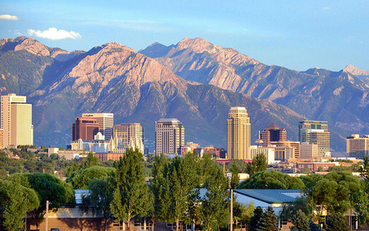 Parts of Salt Lake City, seen here on a clear day, have been in non-attainment of federal air-quality standards for more than a decade. (Flickr)
