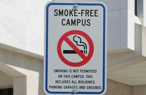 Research says 100 percent tobacco-free policies on school campuses can prevent nearly 30 percent of all Kentucky students from smoking. (Elvert Barnes/Flickr)
