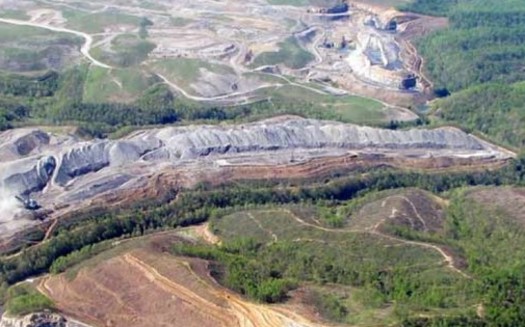 According to the U.S. House Natural Resources Committee, countries with mountaintop removal mines have a more than 40 percent higher rates of birth defects. (Vivian Stockman/OVEC/Southwings)