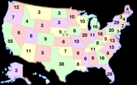 A movement to award the presidency to the candidate who wins the popular vote would go into effect once states with 270 electoral votes have joined. (SeL/Wikimedia Commons)