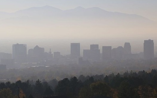Air quality in Salt Lake City turns dangerous each winter when a natural air inversion traps pollution from coal-fired power plants and other sources in the atmosphere. (WikimediaCommons)