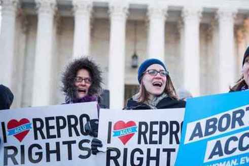 Pro-choice advocates are expected to rally at state capitols and courthouses in all 50 states today in response to Alabama's almost total ban on abortion passed last week. (aclu-ia.org)