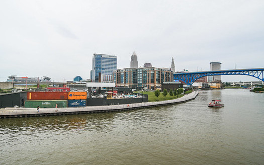 The Cuyahoga River is listed as an Area of Concern in the Great Lakes. (Eric Drost/Flickr)