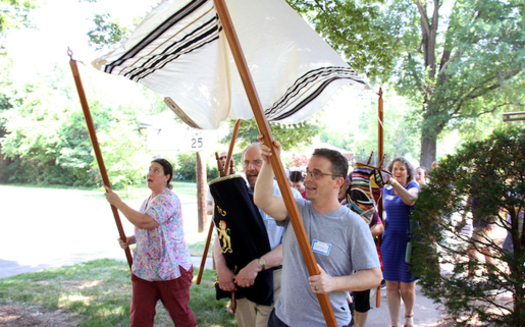The Beth El congregation in Durham returns to its synagogue after worshiping for more than a year at Trinity Avenue Presbyterian Church. (Beth El Synagogue)