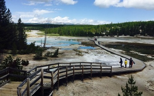 Yellowstone National Park needs more than $563 million in backlogged maintenance and repairs, including segments of boardwalks near geothermal sites. (Pixabay)