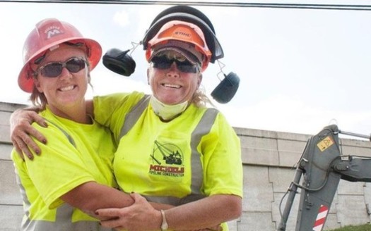 West Virginia construction unions, including the Laborers' International, say they want to increase the number of women in their ranks. (LiUNA/Facebook)