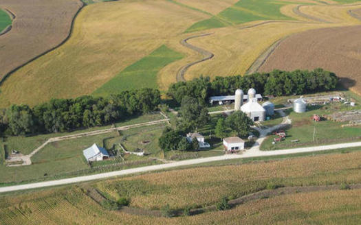 Less than 7%  or 5,636  of Iowas farms are on small or medium acreages, and are run and owned by one family, according to Iowa Watch. (savingplaces.org) 