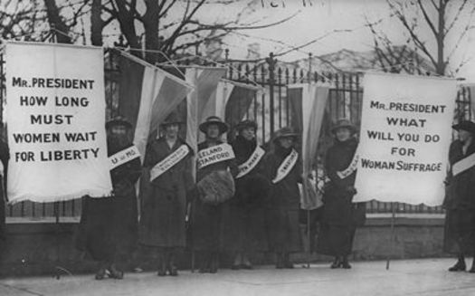 North Dakota became the 20th state to ratify the 19th Amendment in December 1919. (Library of Congress/Wikimedia Commons)
