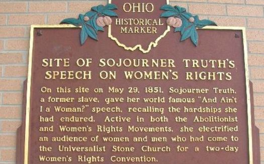 Sojourner Truth was in Ohio when she delivered one of the most important women's rights speeches in American history. (Ohio History Connection)