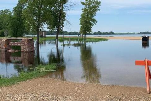 Ten percent of South Dakota's campsites were unavailable in 2019 because of conditions created after severe spring flooding. (Nate Wek/listen.sdpb.org) 