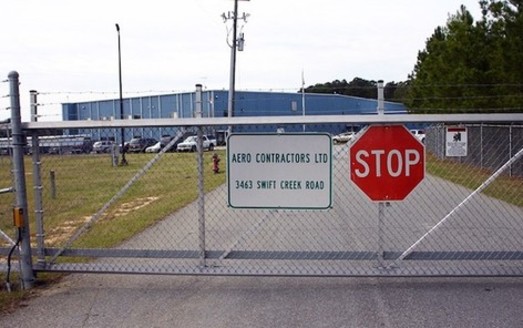 Johnston (County) Regional Airport, where planes involved in a CIA secret rendition program took off between 2001 and 2006. (North Carolina Stop Torture Now)