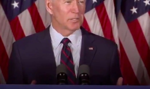For the first time, former Vice President and Democratic Party presidential candidate Joe Biden says President Donald Trump should be impeached. Biden made these remarks at a town hall meeting Wednesday in Rochester, N.H. (Biden's Twitter page)