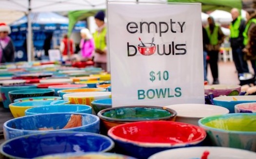 Empty Bowls event on November 23, 2018 in Boise, Idaho, which raised about $43,000. (The Idaho Foodbank)
