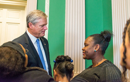 Gov. Charlie Baker has authorized a $1.5 billion boost to public-school funding with his approval on Tuesday of the Student Opportunity Act. (Office of Charlie Baker/Flickr)