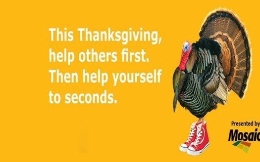 In addition to helping distribute turkeys to families in need, Hunger Solutions Minnesota encourages people to join the annual 