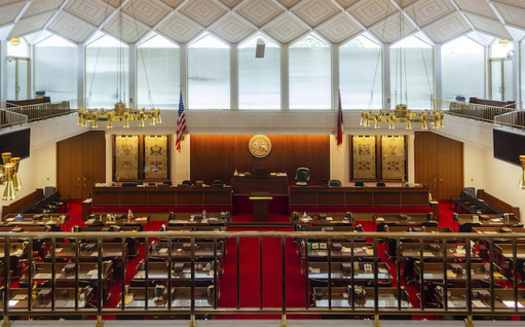 The North Carolina state House of Representatives chamber is shown in a recent photo. Last month a state court said congressional maps drawn by North Carolina Republicans violated the state constitution. (Adobe stock)