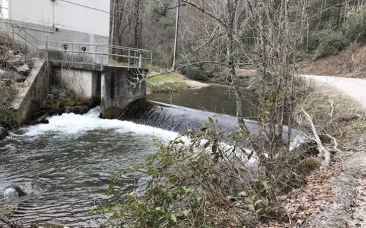Cathey's Creek in Brevard is the city's main source of drinking water. (Resource Institute)