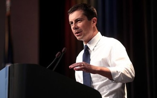 Democratic Presidential candidate Pete Buttigieg this weekend questioned the White House strategy on Iran. (Gage Skidmore/Wikimedia Commons)