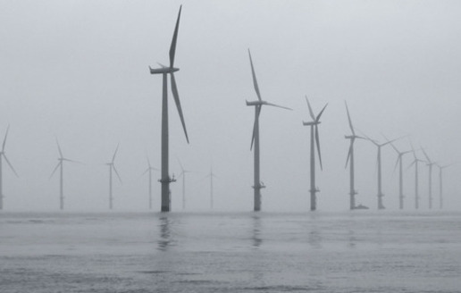 Maine leads New England in wind-powered generation, according to the Energy Information Administration. (howzey/Creative Commons)